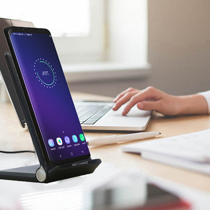 10W Hot Selling Foldable 2" 1 Charging Wireless Charger Phone Stand