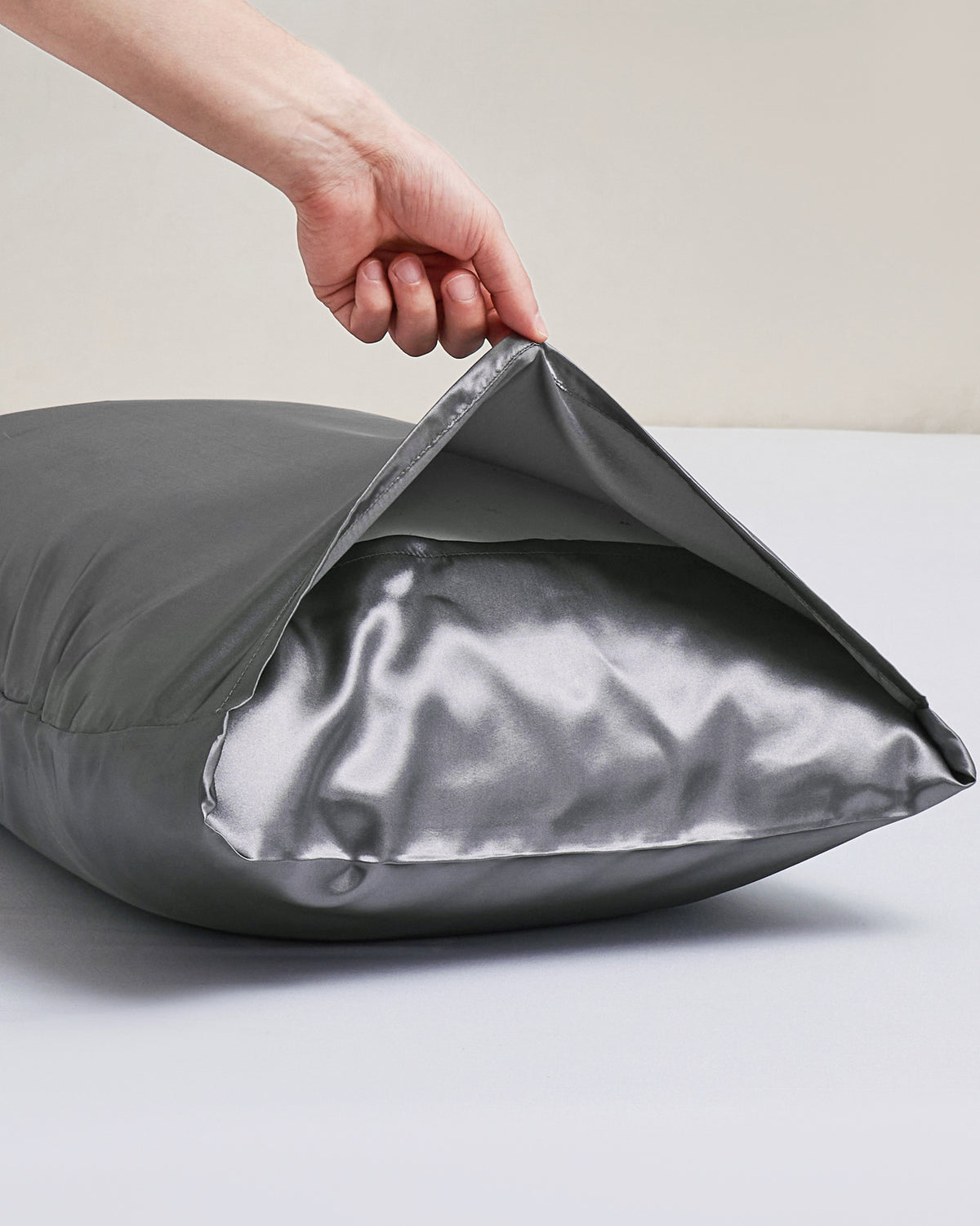 20 x 54" Premium Square Satin Silk Throw Pillowcase Body Size Pillow Cover - Envelope Closure
