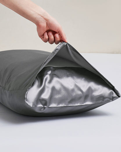 20 x 54" Premium Square Satin Silk Throw Pillowcase Body Size Pillow Cover - Envelope Closure