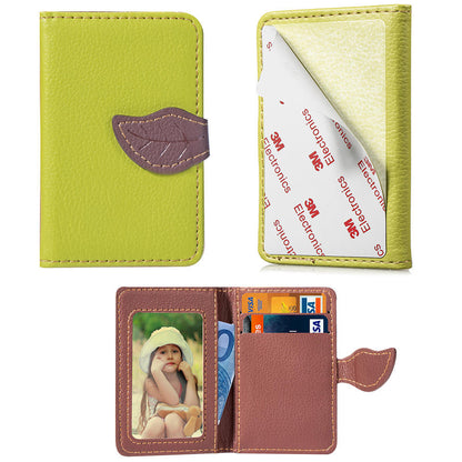 Stick-on Phone Wallet, Slim Expandable Credit Card Pocket