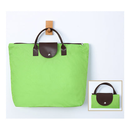 Folding Heavy Duty Oxford Groceries Bag Reusable Shopping Bags Large Foldable Tote Bag