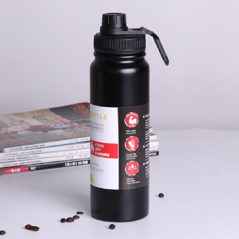 600ML/20oz 304 Stainless Steel Tumbler Vaccum Insulated Water Bottle For Outdoor Home Office Or Car