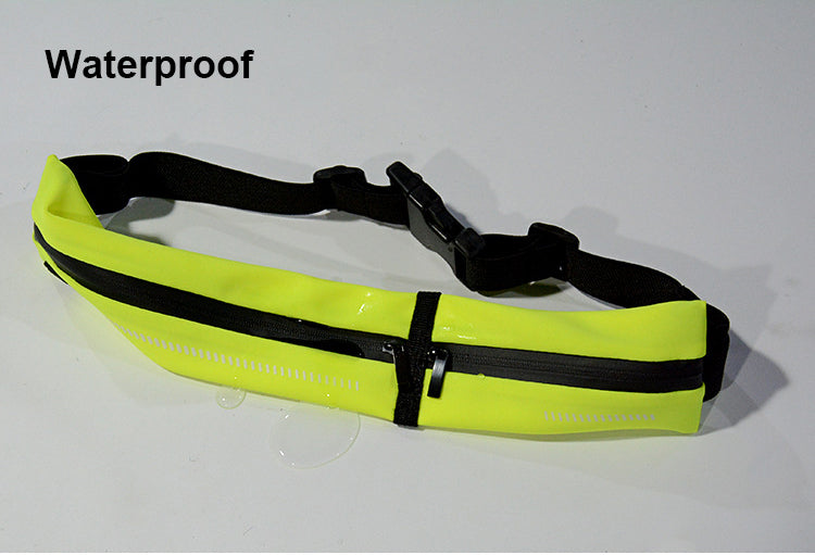 Reflection Fanny Pack Outdoor Sports Water Resistant Polyester Waist Bag