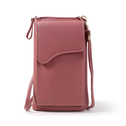 PU Leather Cell Phone Purse Bag Small Crossbody Bag Mini Messenger Bag Wallet Bag Shoulder Handbag