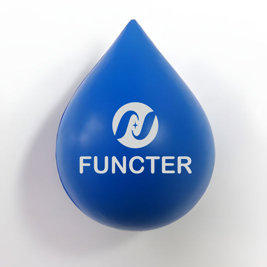 Water Droplet Ball Pressure Reducing PU Foam Toy Water Droplet Model Pressure Reducing Grip Ball