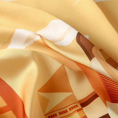 Custom 21.7" x 21.7" Satin Silk Feeling Scarves Fashion Bag Purse