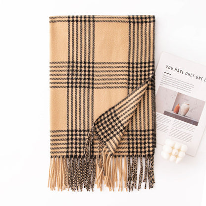 Khaki Black Check