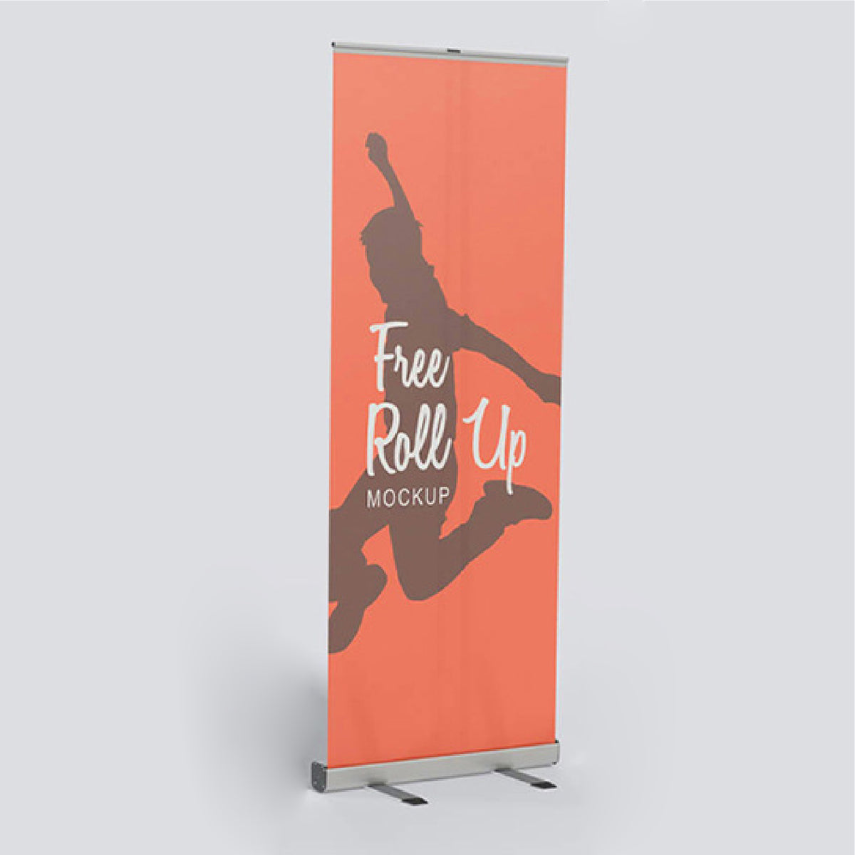 6.5' Roll Up Banner Retractable Banner with Stand for Advertising, Club, Music Festival