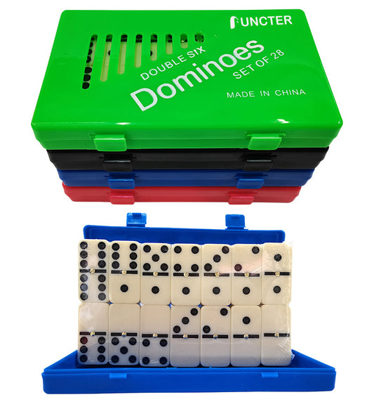Double Six Dominoes W/A Plastic Box