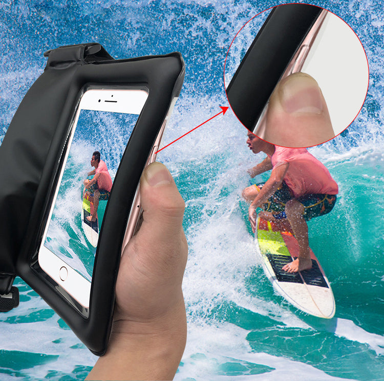 Inflatable Float TPU Waterproof Waist Bag For Smart Phones