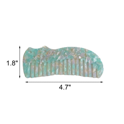 Portable Cute Cat Shape Acetate Pocket Comb Travel Comb