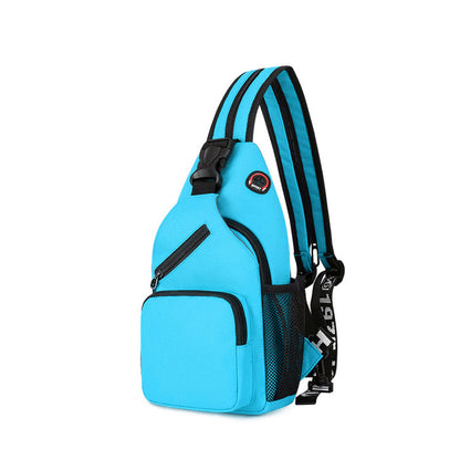 Oxford Sling Bag Chest Bag Shoulder Backpack Crossbody Bag For Men Women And Students