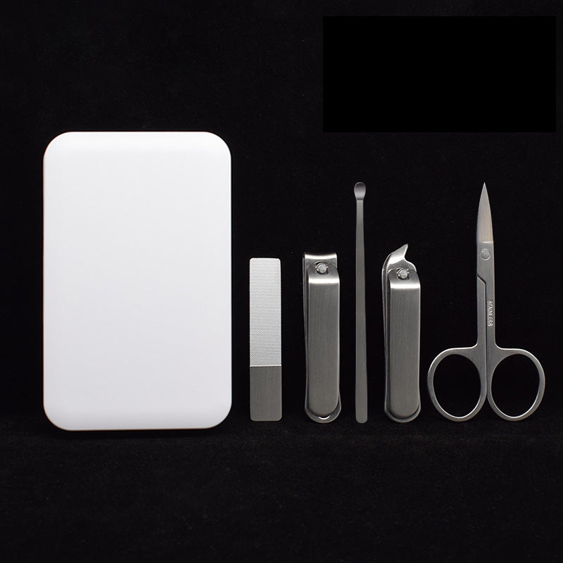 5" 1 Stainless Steel Professional Pedicure Kit Nail Scissors Grooming Kit With White Box