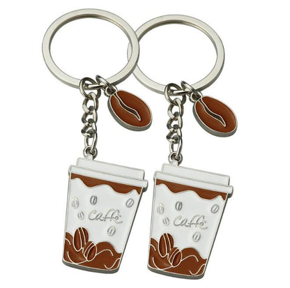 Coffee Cup Shaped Key Chain