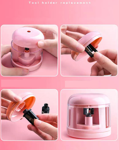 Battery-Powered Portable Electric Pencil Sharpener