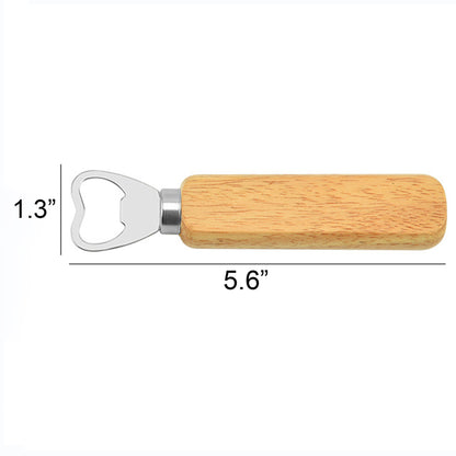 Wooden Handle Stainless Steel Wine Opener
