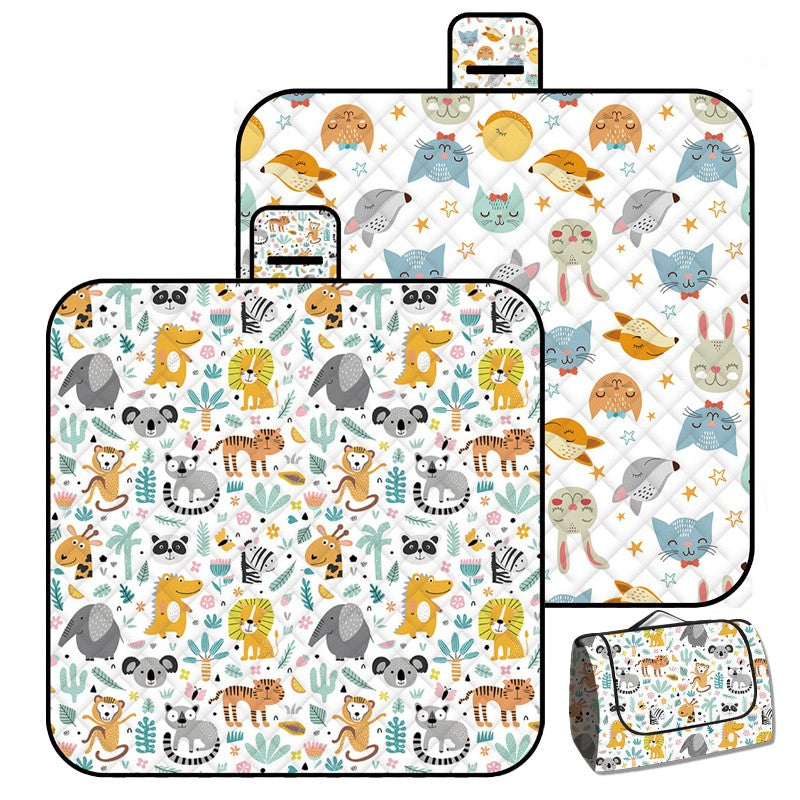 Water Proof Foldable Picnic Beach Mat 79 x 59"