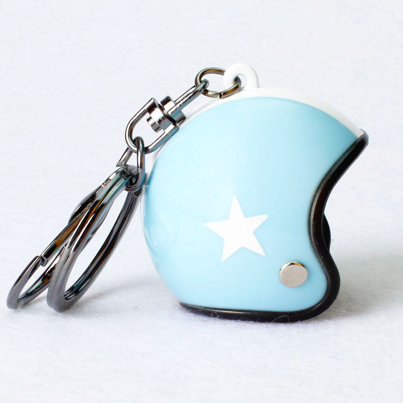 Custom Star Motorcycle Helmet Keychain Phone Pendant Bag Keyring Bag Pendant Charm Accessories