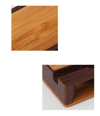 Cell Phone Stand W/Sound Amplifier Natural Bamboo Wooden Desktop Mobile Phone Holder (Sound Stand)