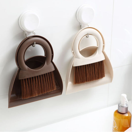 Tabletop Mini Dustpan and Brush Set for Cleaning