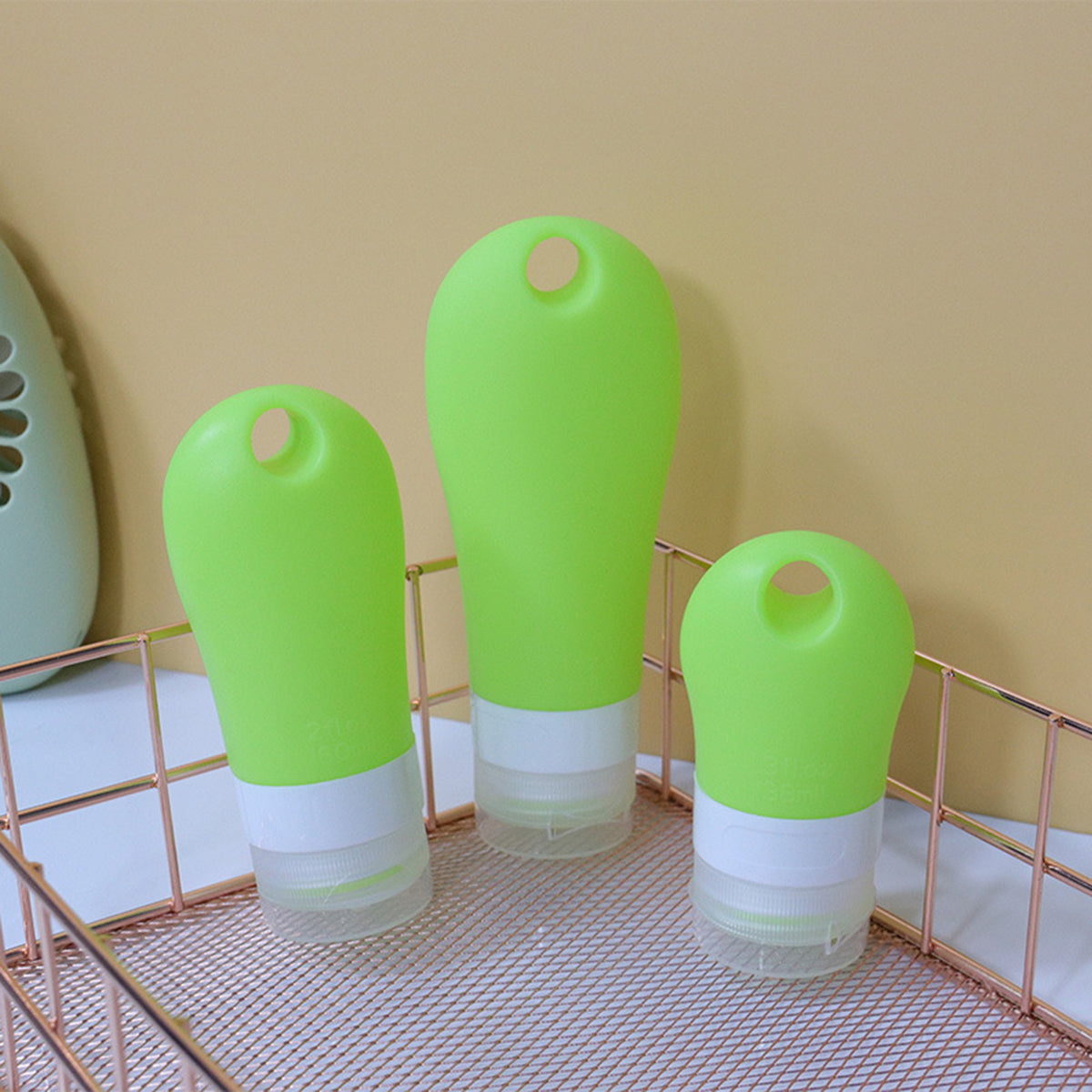 2 OZ Leak Proof Travel Split Bottles - Travel Containers for Travel Size Toiletries