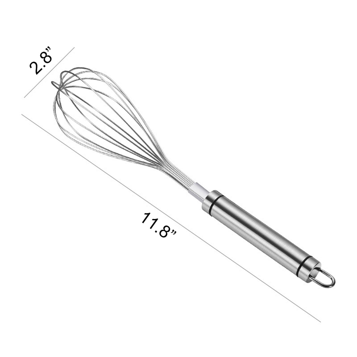 304 Stainless Steel Whisk for Cooking - L