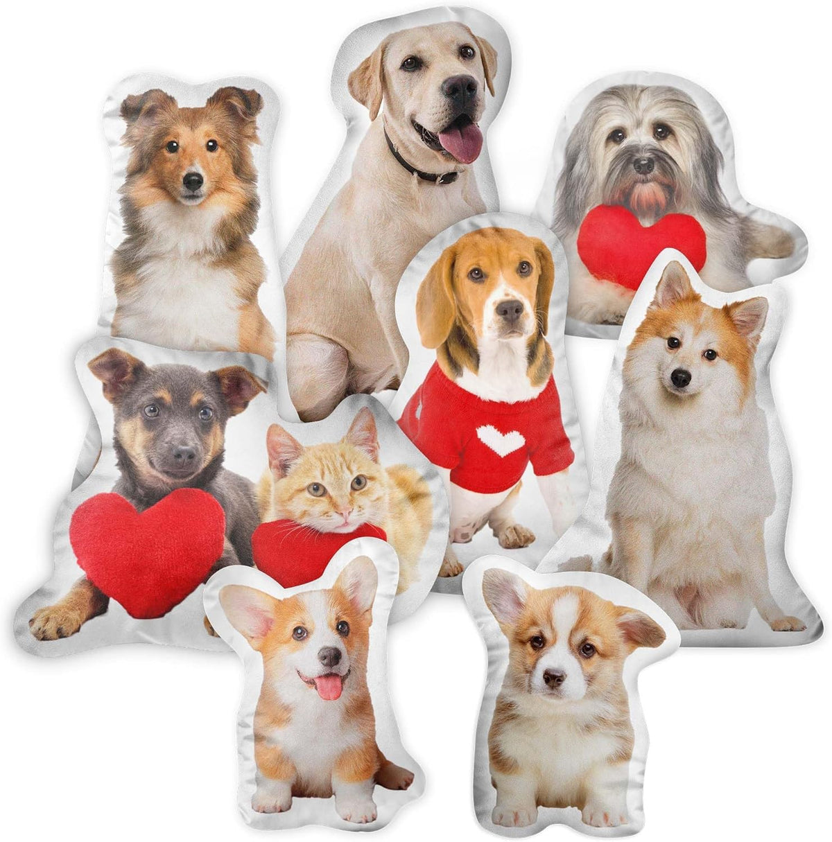 15'' to 20" Personalized Pet Pillow Memorial Gifts for Loss of Dog - Bereavement Gift for Dog Lover