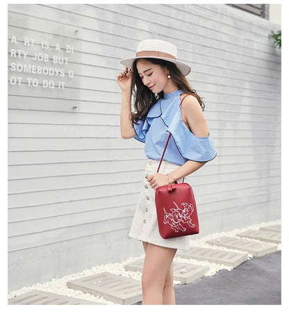 Mini Lady PU Leather Backpack