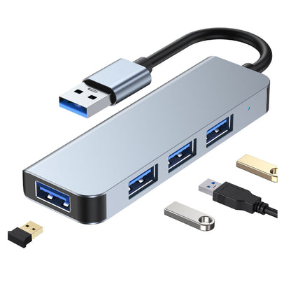 4" 1 Multiport Hub USB Adapter USB Expander Data Transmission