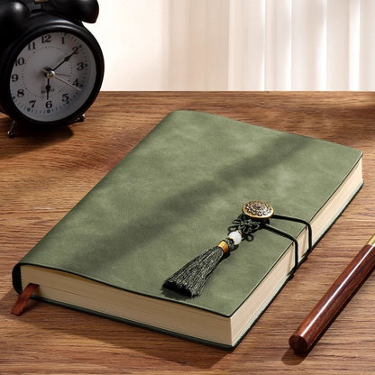 A5 PU Leather-Bound Business Notebook Writing Journal Executive Notebook Meeting Note Gift Set