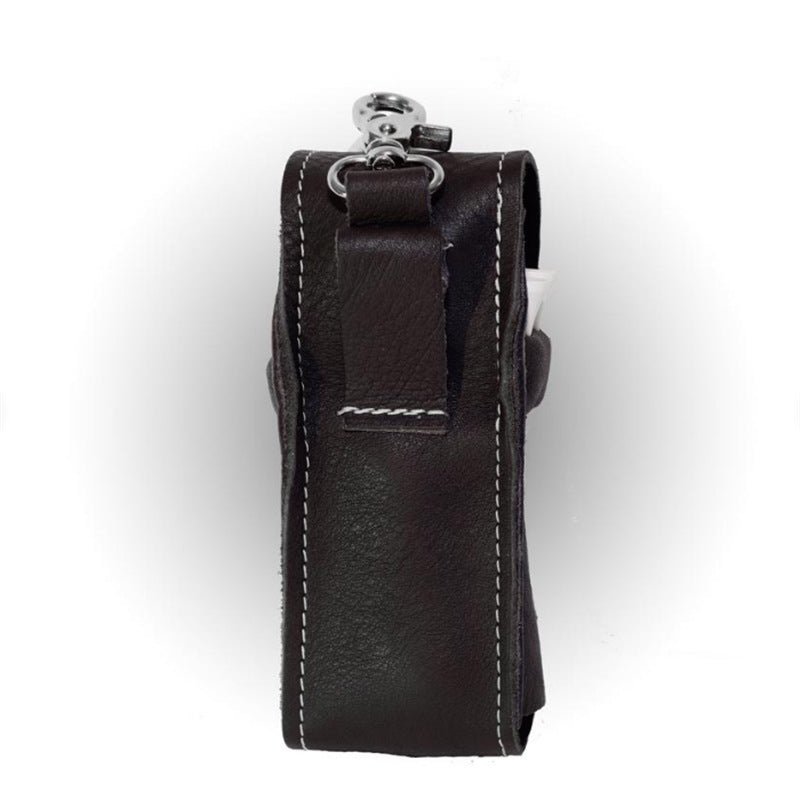 PU Leather Golf Ball Pouch Golf Bag Waist Pack Without Balls & Tees
