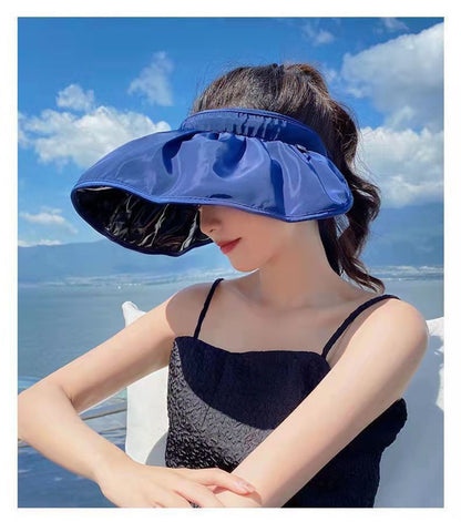 Outdoor UPF50+ Sun Hat Wide Brim Mesh Fishing Hat