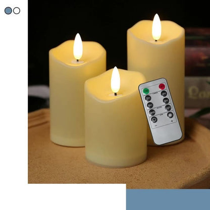 Electronic Remote Control Candle Light 4 x 10"