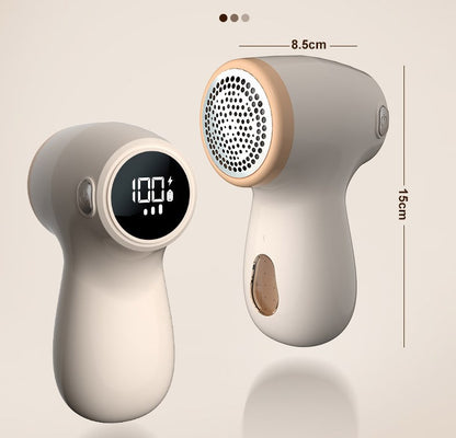 Rechargeable Fabric Shaver Lint Remover Electirc Sweater Defuzzer With Battery Display