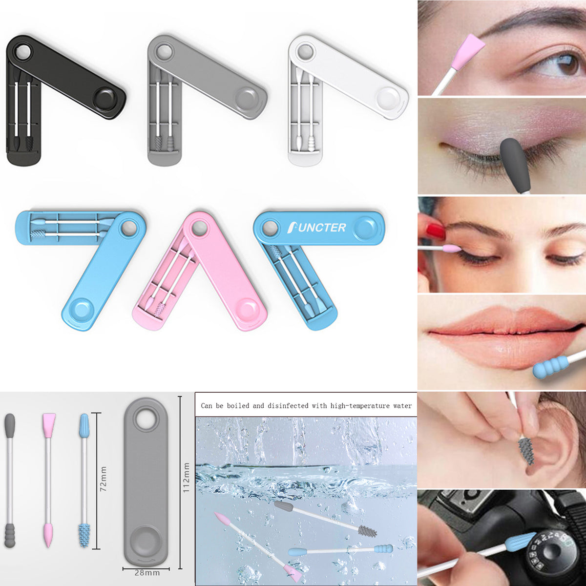 Reusable Silicone Swab