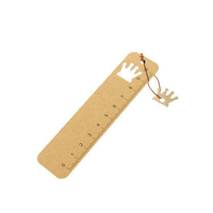 Crown Shape Hollowed Out Metal Bookmark