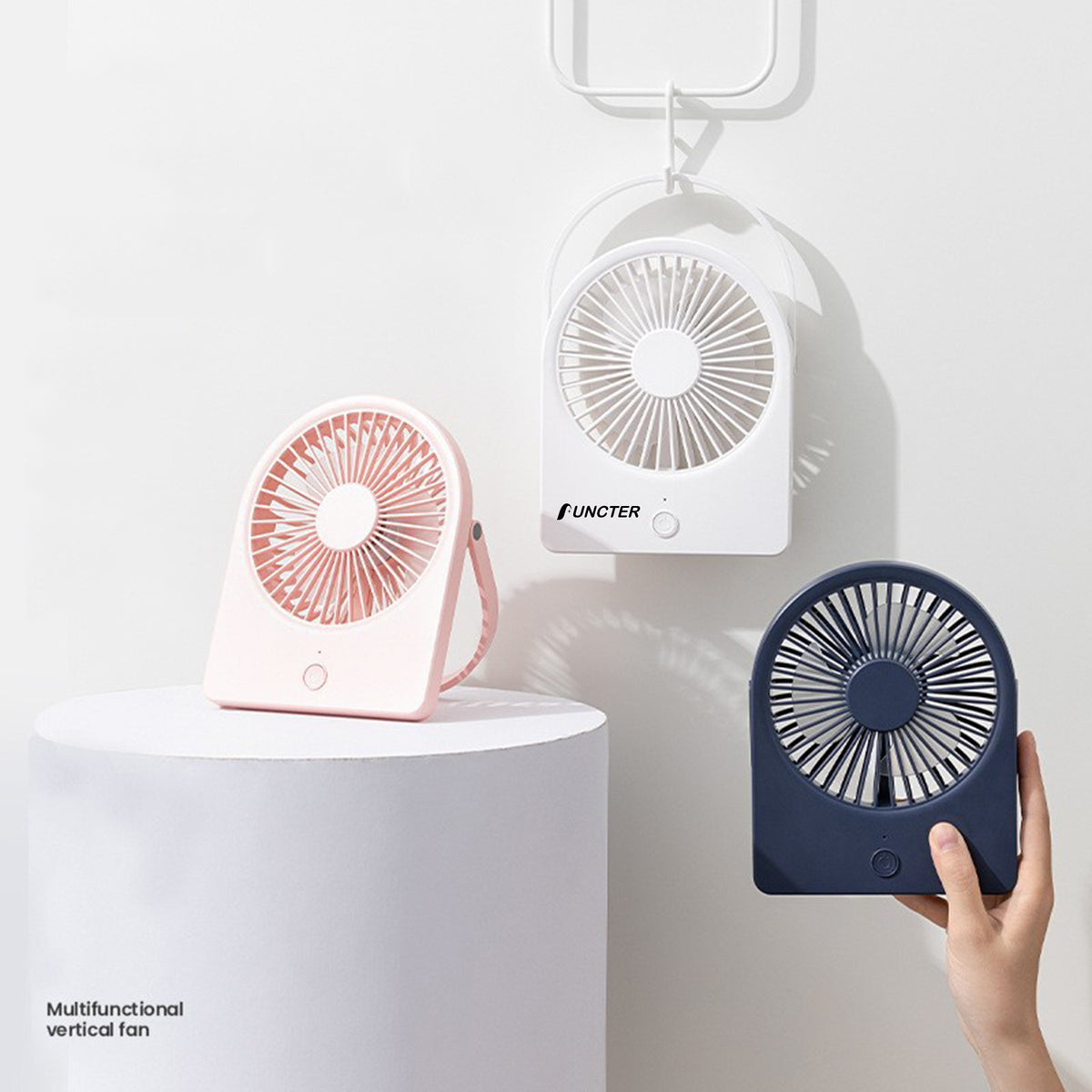 Desktop Fan Hanging Fan Rechargeable Personal Mini Handheld Fan Portable Fan