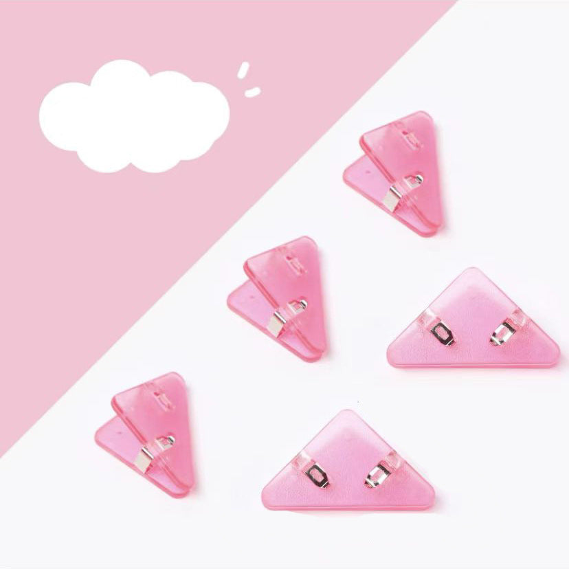 Triangle Book Corner Paper Clip Book Clips Prevent Books From Curling Clip Bookmark