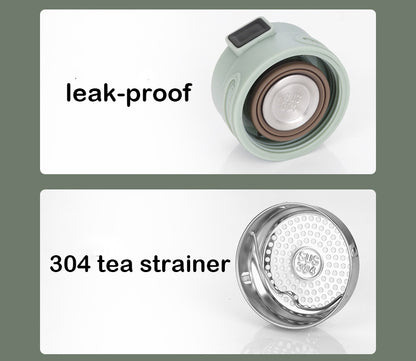 16Oz/480ml Smart LED Water Bottle Vacuum Insulated Bottle Thermal Cup W/ Digital Temperature Display