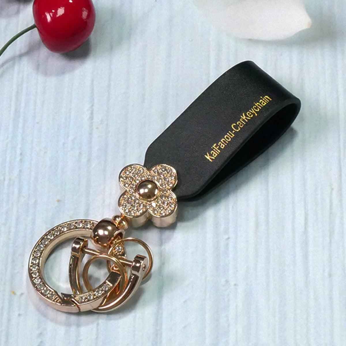 Car KeyChain Accessories With Bling Rhinestones