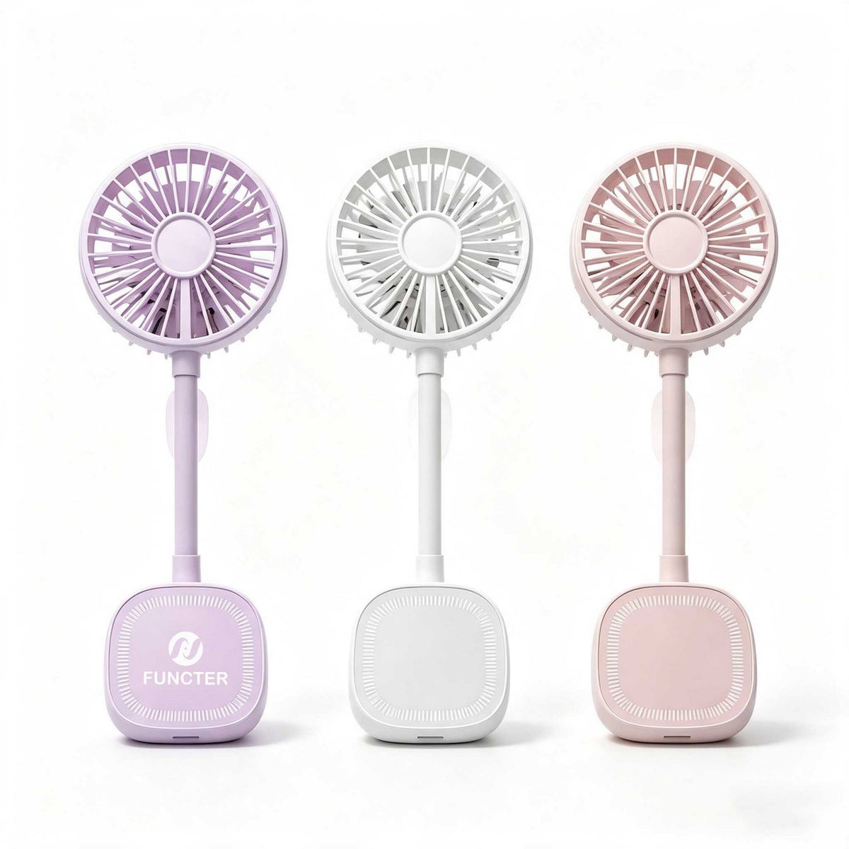 USB Rotatable Magnetic Portable Mini Fan W/ Holder