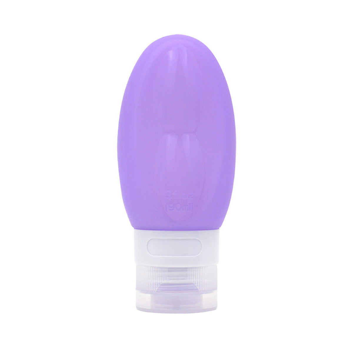 3 OZ Silicone Travel Split Bottles Travel Size for Shampoo,Conditioner,Lotion,Toiletries