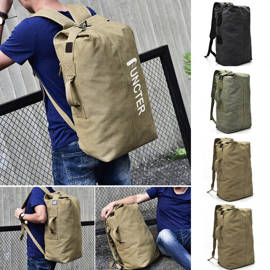30L Classic Canvas School Travel Backpack Tablet Rucksack