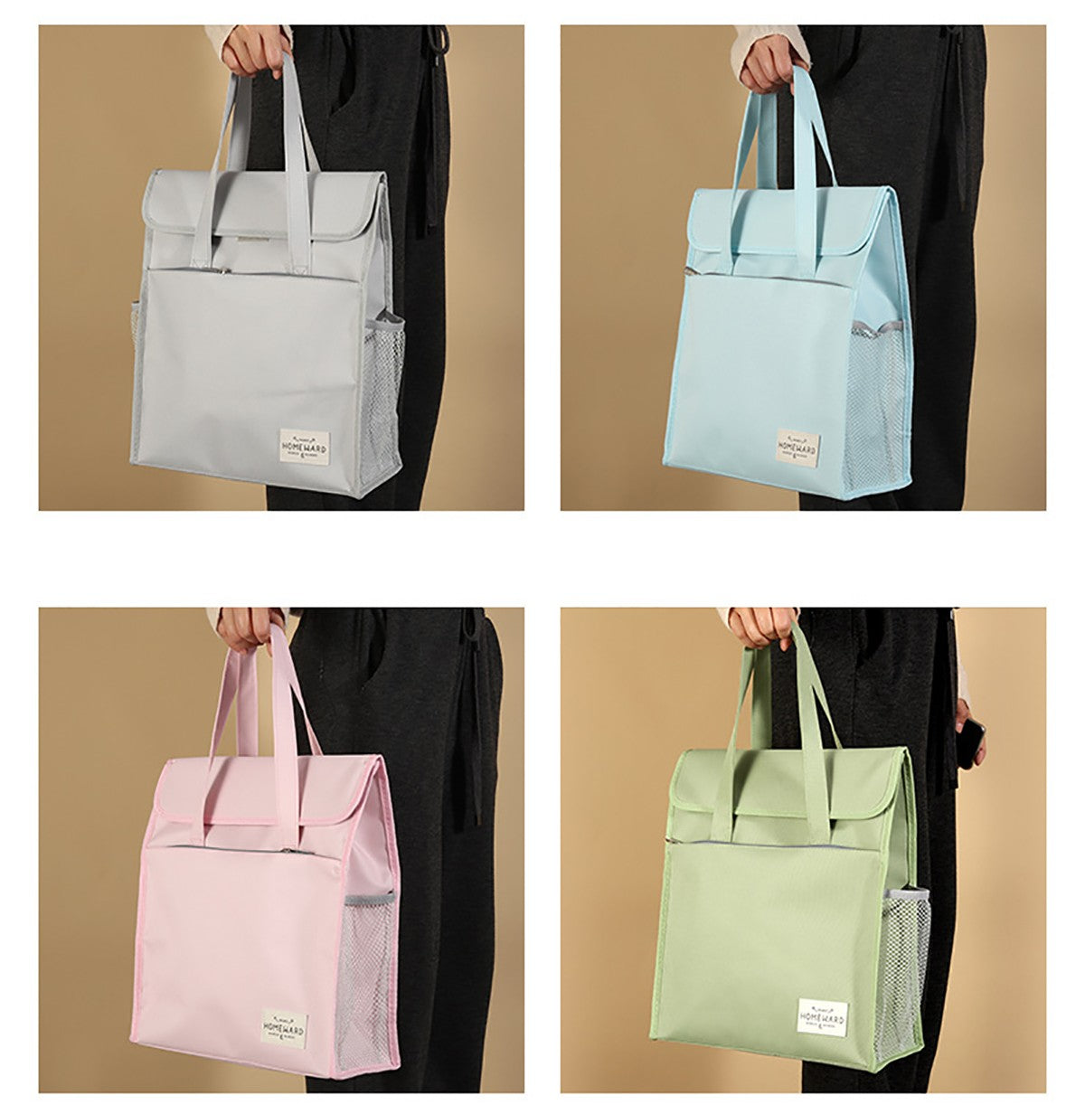 Portable Student Tote Bag Daily Casual Bag