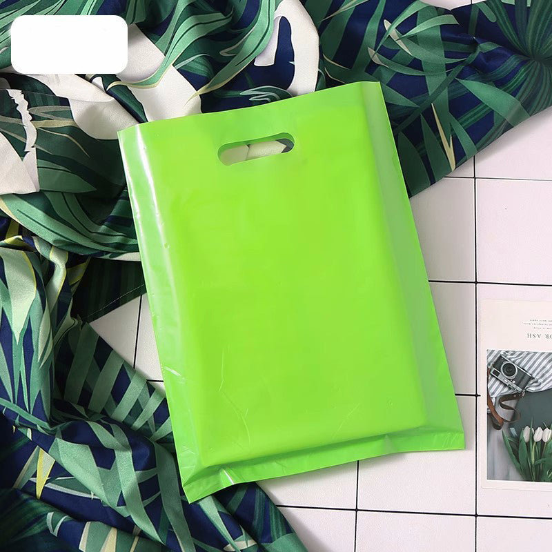 9"x12" 2.4mil Merchandise Bag W/ Die Cut Handle for Boutique Bag Shopping Clothes Packaging Bag