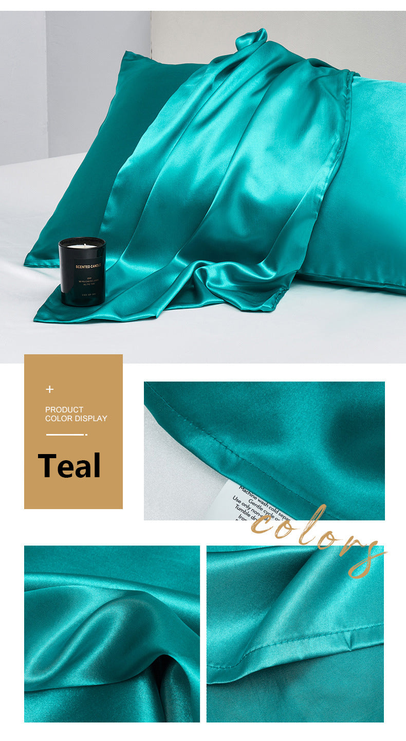 20 x 54" Premium Square Satin Silk Throw Pillowcase Body Size Pillow Cover - Envelope Closure