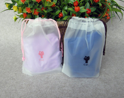 9.9 x 11.9" Double Drawstring Pouch Waterproof Candy Jewelry Party Wedding Favor Present Bag