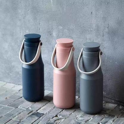 16 Oz Stainless Steel Water Cup With Handle