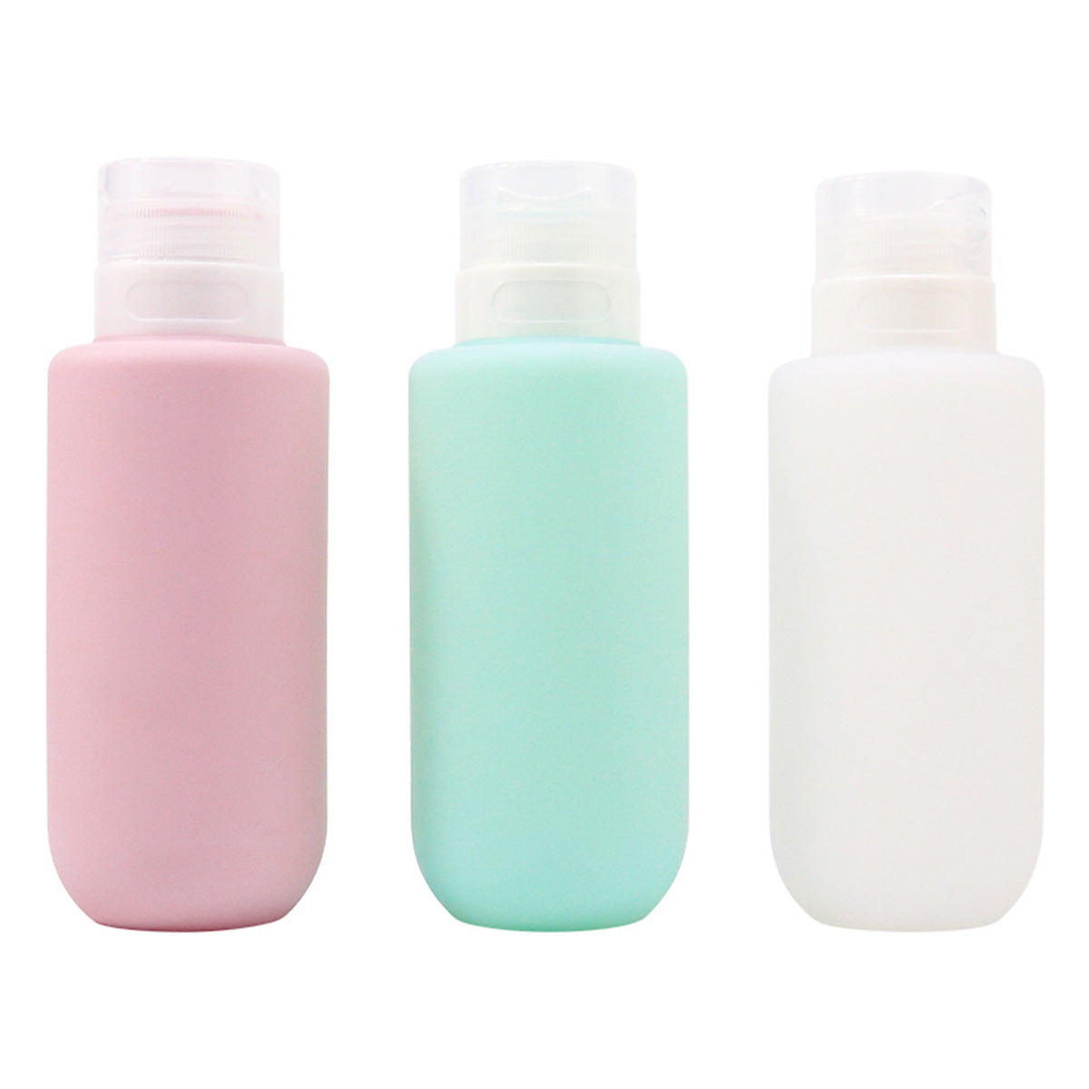 6.7OZ Silicone Travel Bottles for Toiletries, Leak-Proof Refillable Cosmetic Squeeze Bottles