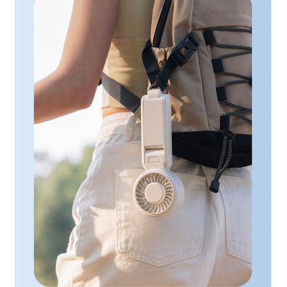 Foldable Mini Handheld Fan Outdoor Rechargeable Fan With Adjustable Wind Speed